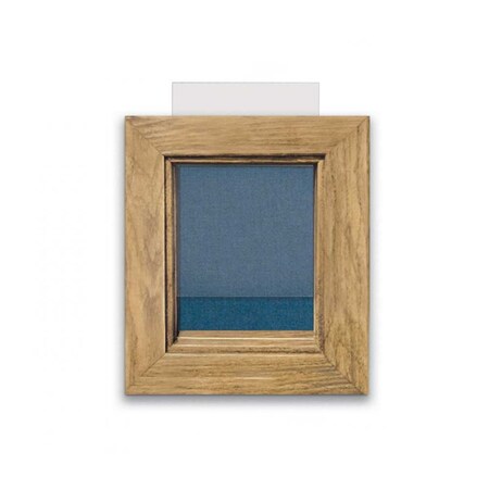Outdoor Enclosed Combo Board,48x36,Brnz Frame/Blk Porc & Blue Spruce
